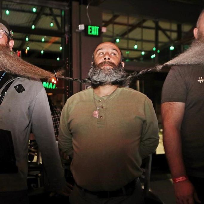 Claim of new world record for longest beard chain in Wyoming